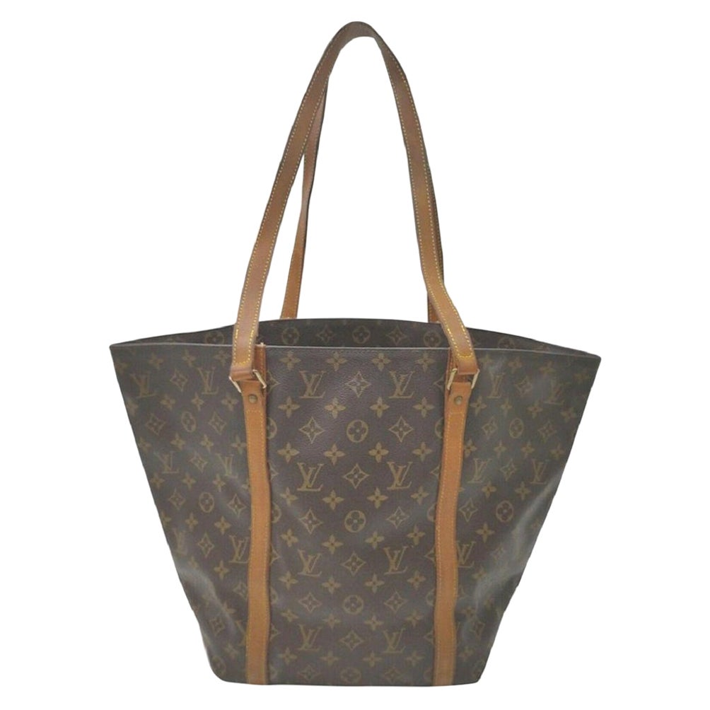 Louis Vuitton Monogram Sac Shopping Tote Bag 7LV712 For Sale