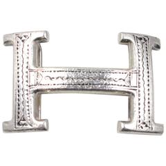 Used Hermès Sterling Silver H Buckle- Tuareg, Constance 