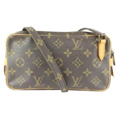 Louis Vuitton Monogram Pochette Marly Bandouliere Crossbody Bag 107lv34