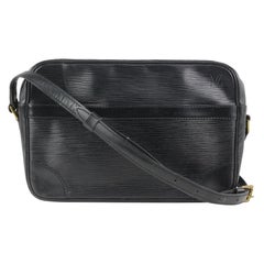 Louis Vuitton Schwarz Epi Leder Trocadero 24 Umhängetasche 3L1020 