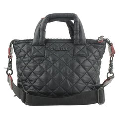 MZ Wallace Black Quilted 2way Tote Bag 50mz115