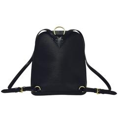 New Louis Vuitton Gobelins Black  Epi Backpack With Alcantara Lining 