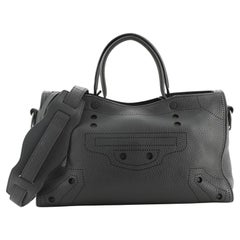 Balenciaga Blackout City Bag Leather Small