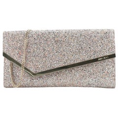 Jimmy Choo Erica Clutch Glitter Leather