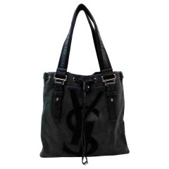 Saint Laurent YSL Kahala Schwarze Tragetasche 854986