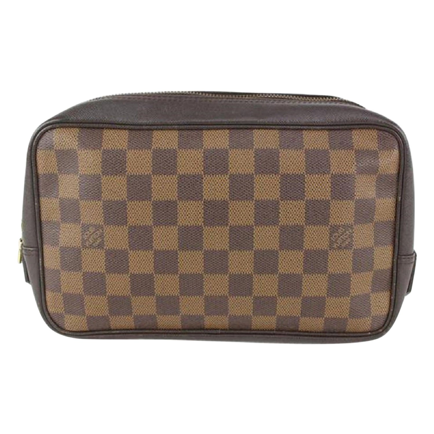 Louis Vuitton Brown Taiga Leather Neo Pavel Cosmetic Case Toiletry Bag  861709 For Sale at 1stDibs
