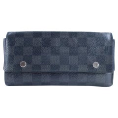 Louis Vuitton Damier Graphite Long Wallet 4LR859