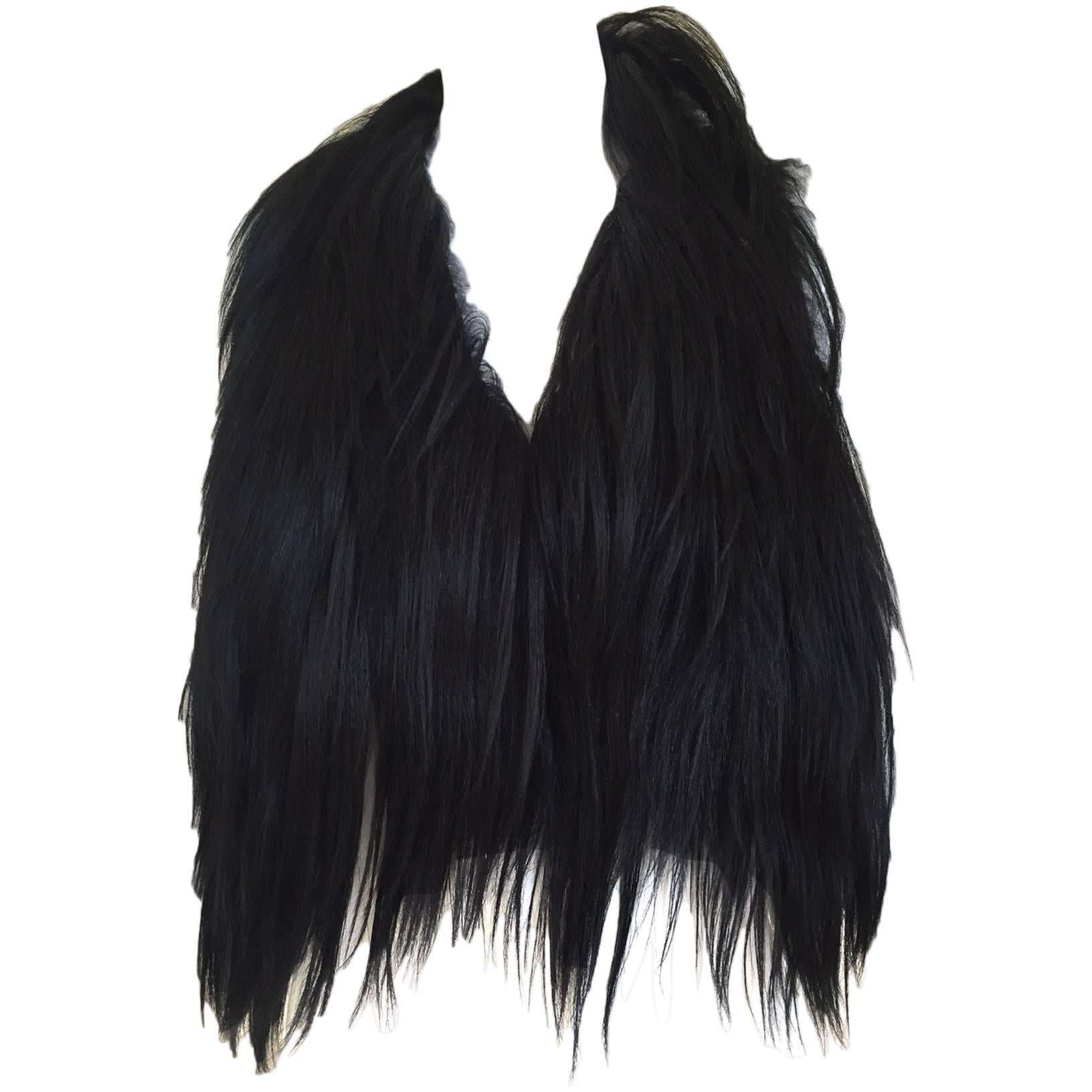 Margiela goat hair vest