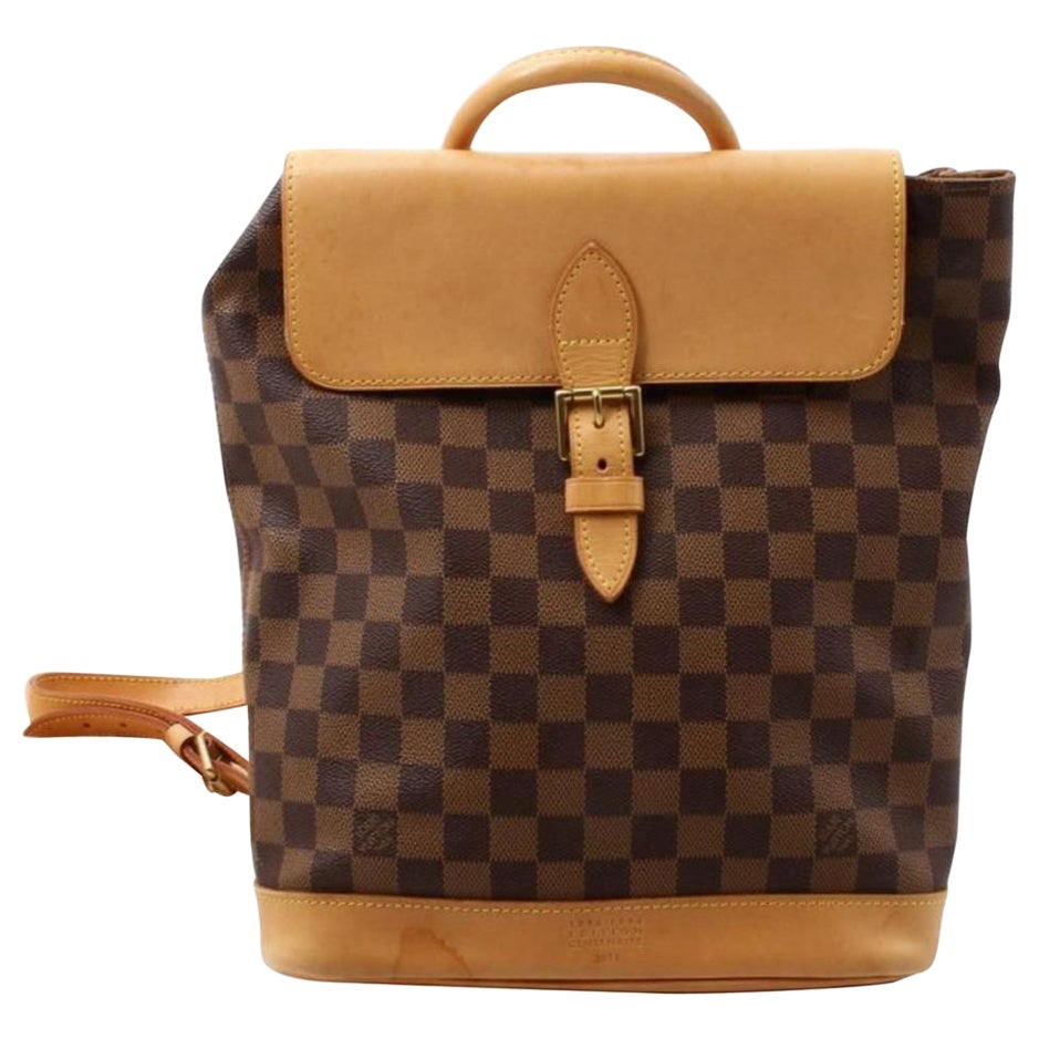 Louis Vuitton Centenaire Anniversary Damier Ebene Harlequin Soho Backpack 861343