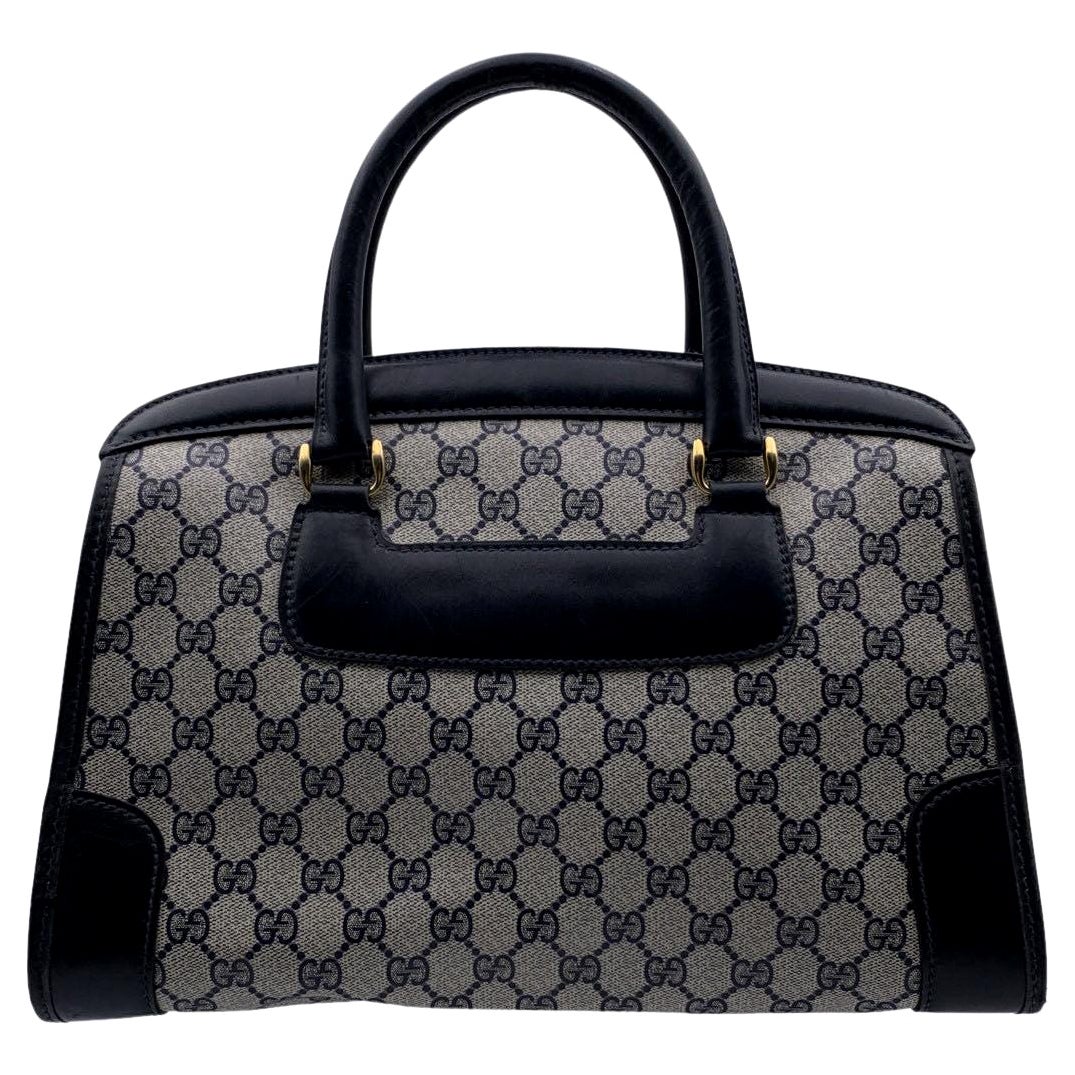 VINTAGE Black Leather Handbag w/ BOTTOM Compartment at 1stDibs purse