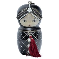 Ultra Rare CHANEL Paris -Bombay Minaudière  Doll Clutch Collector's New 