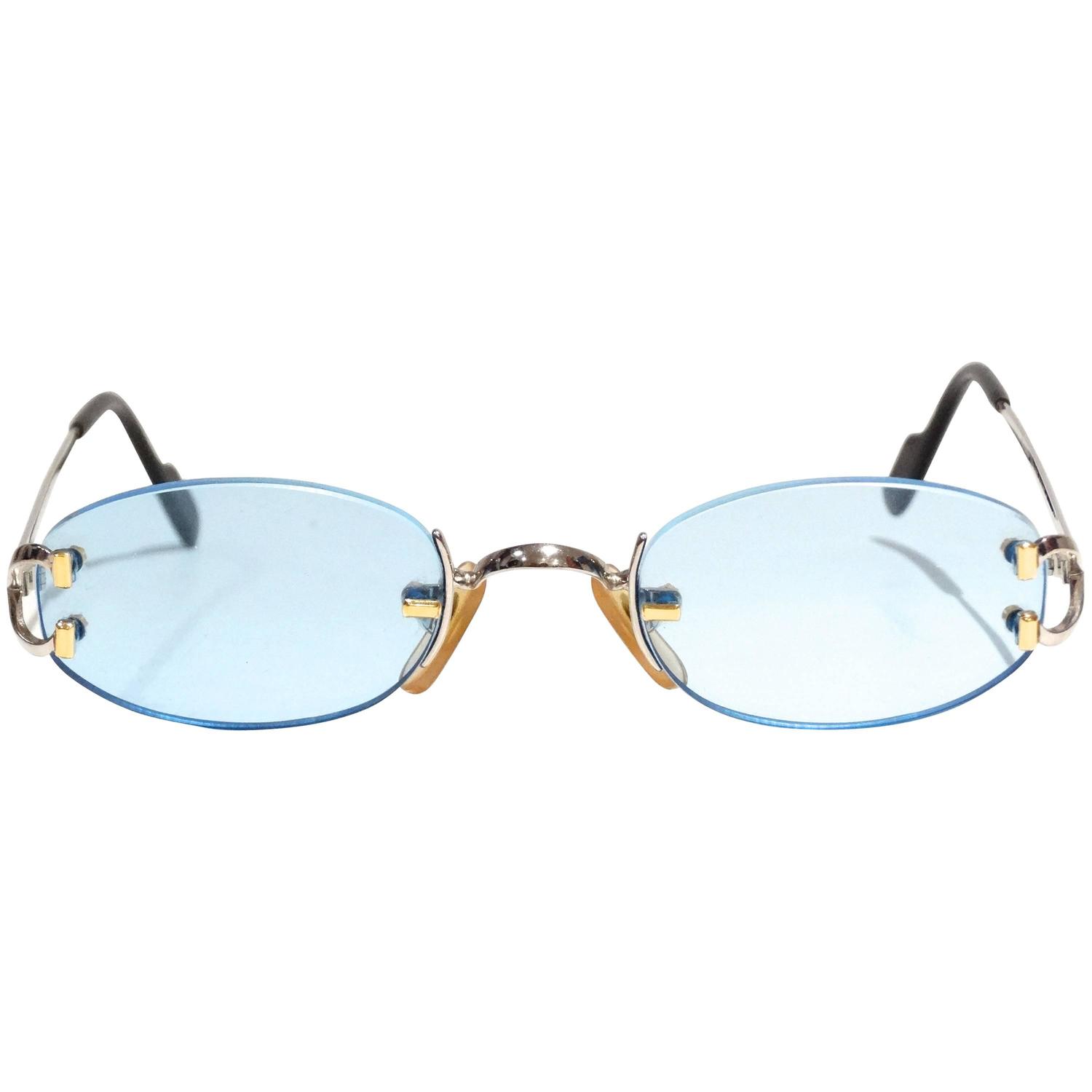 cartier blue lens