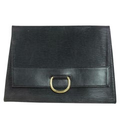 Louis Vuitton  Black Epi Pochette Lena Envelope Clutch 8701531