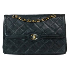 Chanel, Vintage in black leather