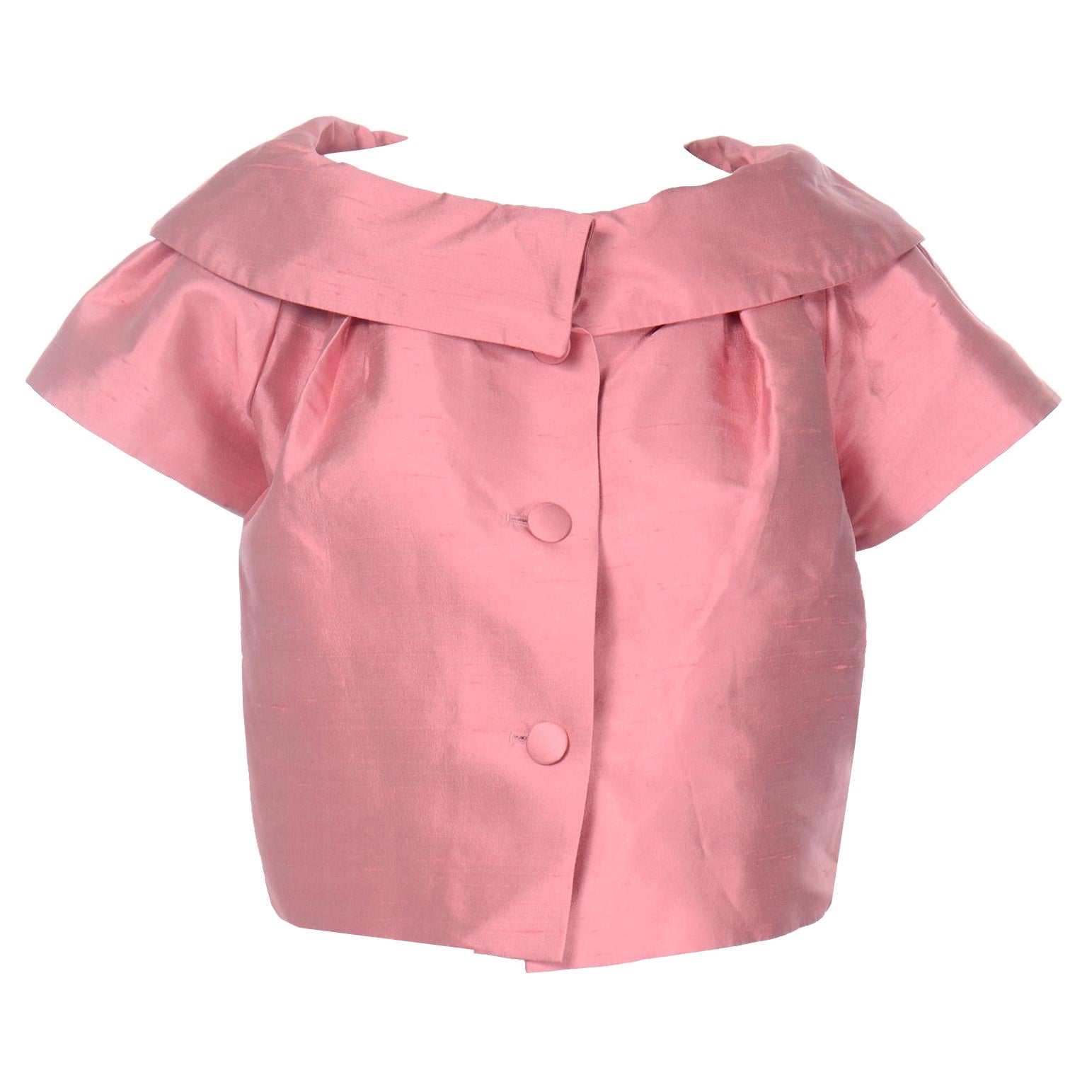 John Galliano for Christian Dior 1960s Inspired Pink 2008 Vintage Jacket Top