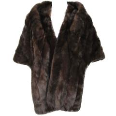Vintage Dark Ranch Mink 1960s Stole - shawl 9