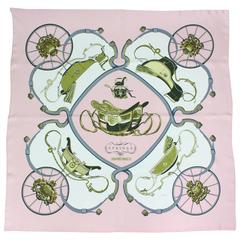 Hermes Springs Silk Twill Scarf