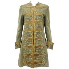 Ralph Lauren military inspired Napoleon jacket with lame embroidery, c. 2000s 8