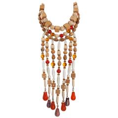 Yves Saint Laurent African Inspired Multi-Strand Necklace 9