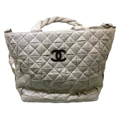 Chanel White Leather Bag