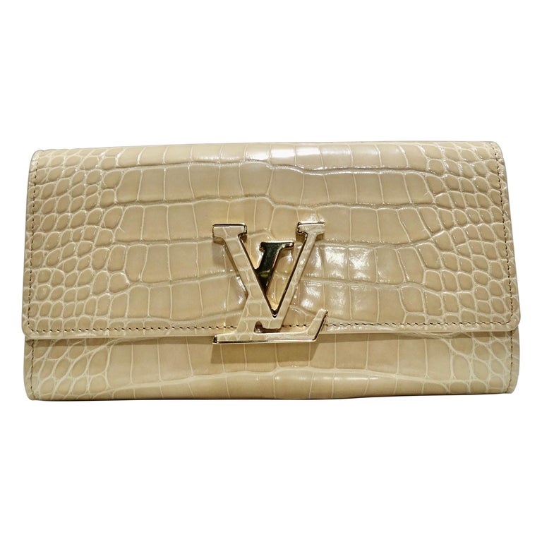Capucines Wallet Crocodilien Brillant - Women - Louis Vuitton