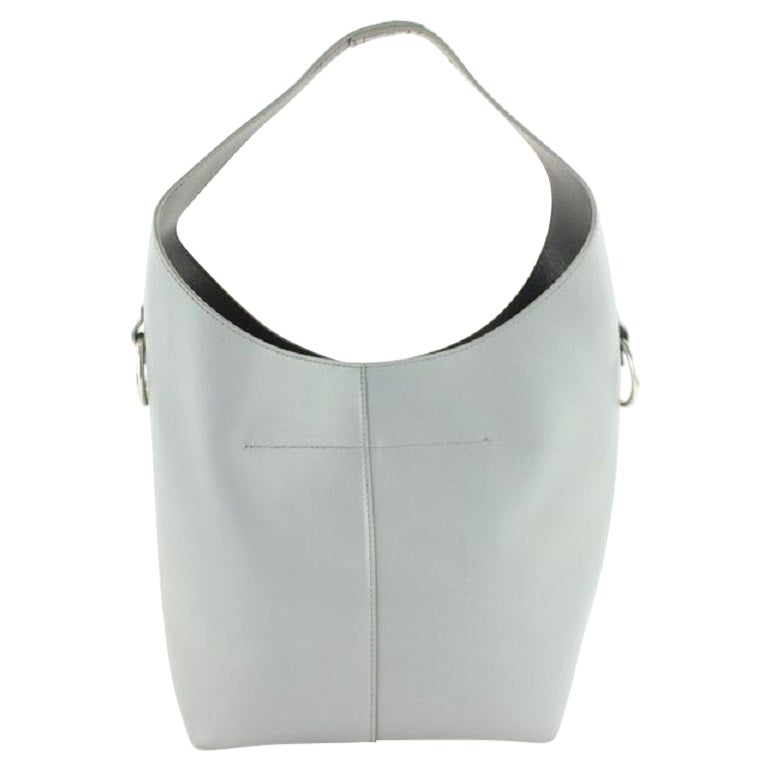 Alexander Wang Genesis 16mz1126 Gray Leather Hobo Bag For Sale