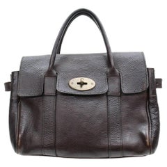 Mulberry Dunkel Bayswater 867963 Braune Ledertasche