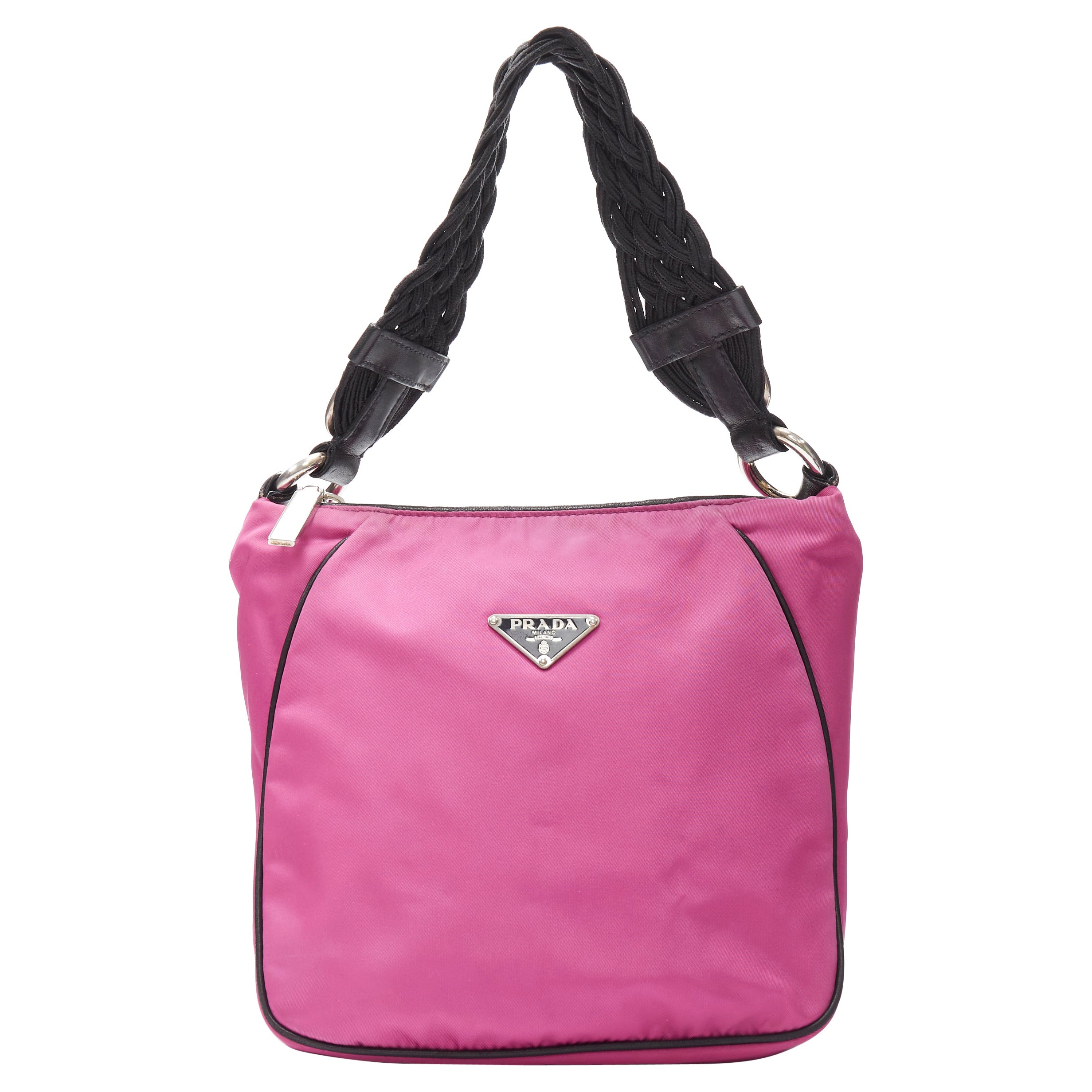 Prada Nylon Shoulder Bag - 27 For Sale on 1stDibs | prada re 