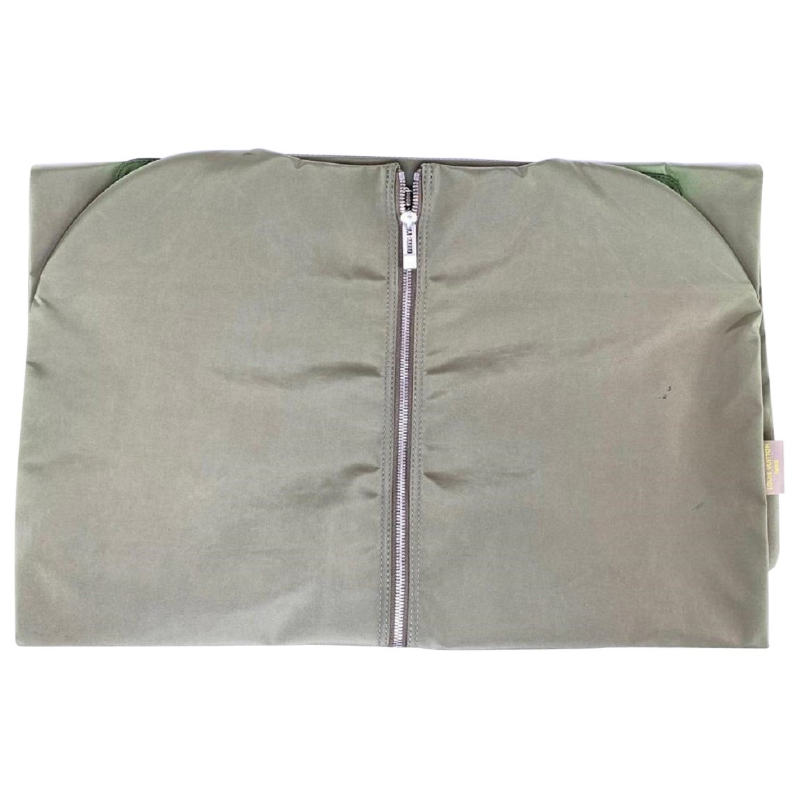 Louis Vuitton Garment Cover Carrier 10la529 Khaki Nylon Weekend/Travel Bag For Sale