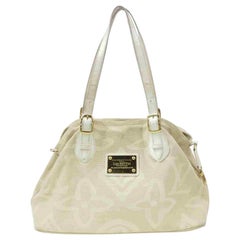 Louis Vuitton Cabas Tahitienne Pm Rare Limited 860045 Beige Canvas Tote