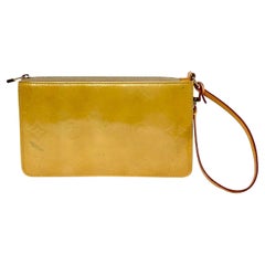 Vintage Louis Vuitton Lexington Pochette Accesoires Monogram Wristlet 5la529 Yellow
