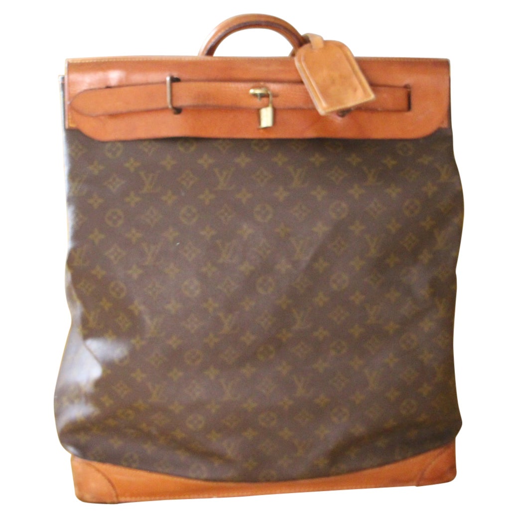 Louis Vuitton Steamer Tote Monogram Black in Cowhide Leather with  Black-tone - US