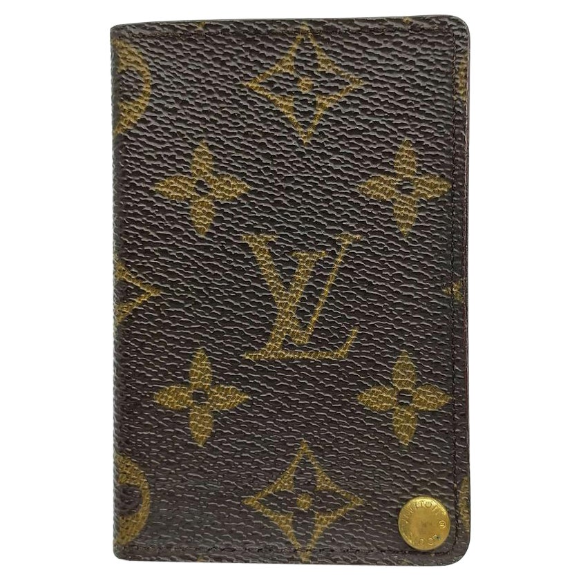 Louis Vuitton Monogram Card Case Porte Cartes Credit Pression 861531 For Sale