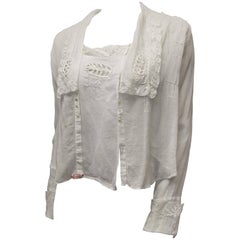 1910s White Lace Blouse