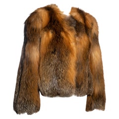 Dolce & Gabbana golden fox fur jacket, fw 2004