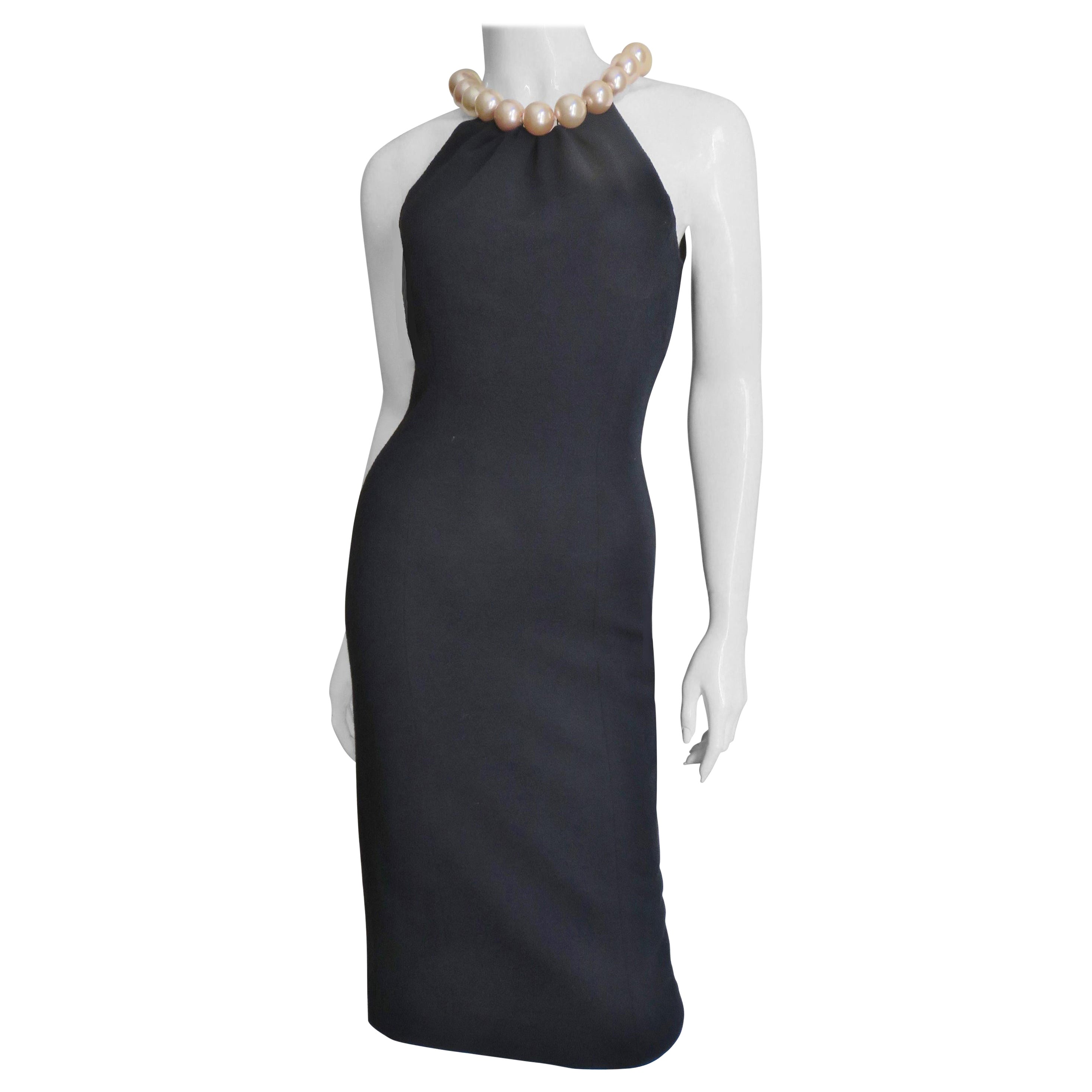 Moschino Pearl Collar Dress For Sale