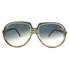 Vintage Oliver Goldsmith PIP 58 Oversized Translucent Made in England Sunglasses