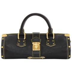 Louis Vuitton L'Epanoui PM Black Suhali Leather Hand Bag