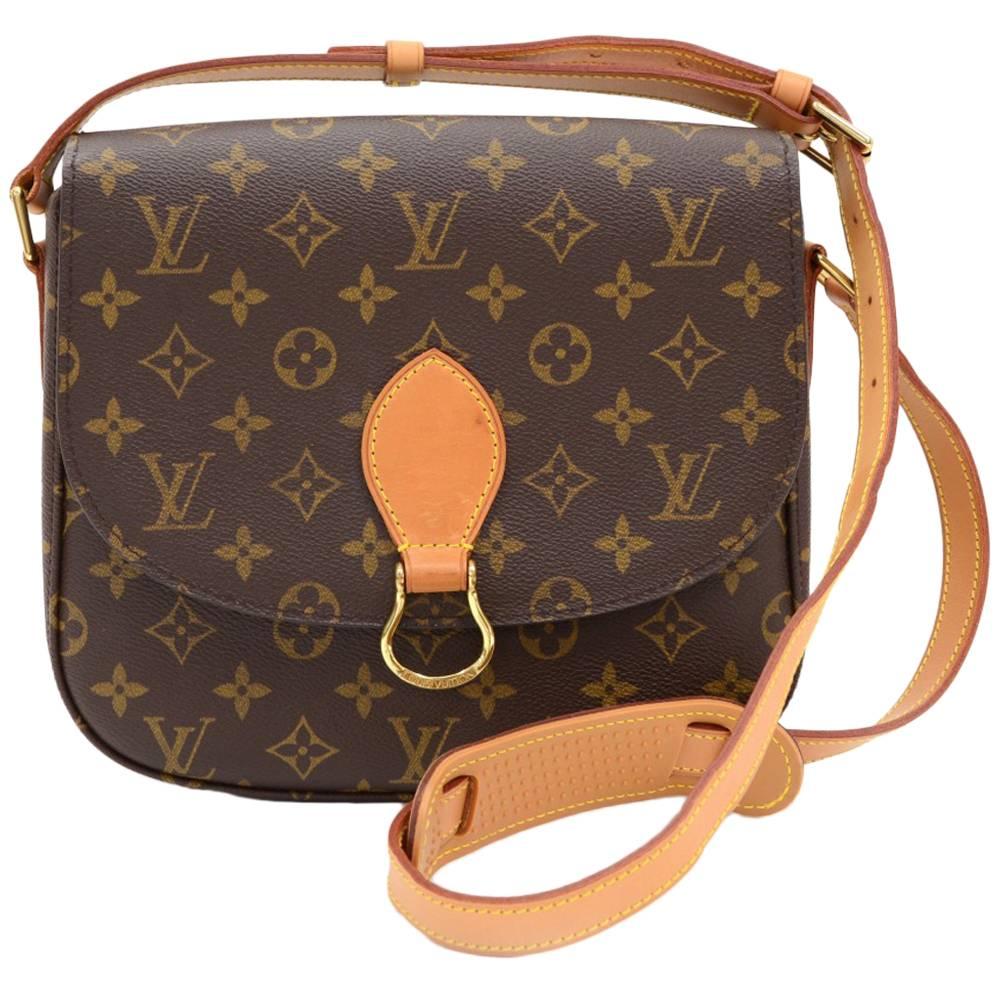 Louis Vuitton Saint Cloud Monogram Canvas Shoulder Bag