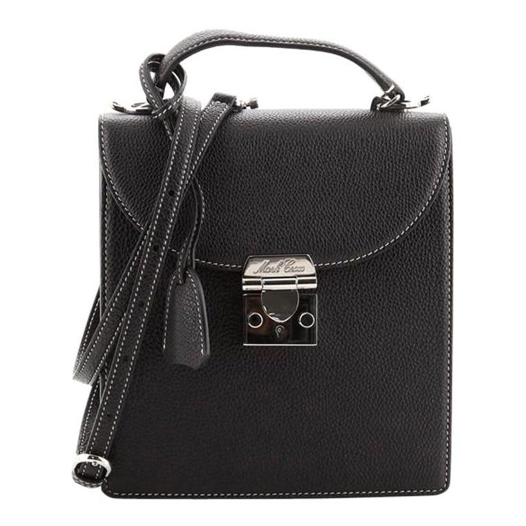 Mark Cross Uptown Top Handle Bag Leather at 1stDibs
