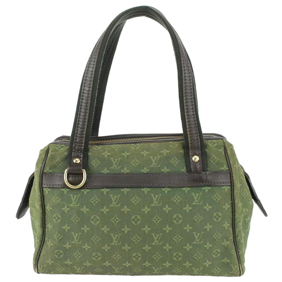 Louis Vuitton Khaki Green Monogram Mini Lin Josephine PM 4LV929