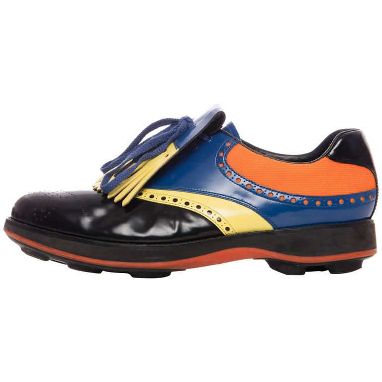 Prada Men's Brogue Golf Shoes, Spring 2012 at 1stDibs | prada golf shoes,  prada mens golf shoes, prada golf