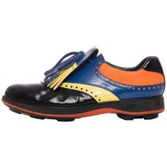 Chaussures de golf Prada « Brogue » pour hommes, printemps 2012