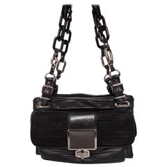 Balenciaga Cherche Midi Crinkle Bag in Black 10