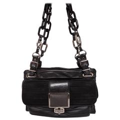 Balenciaga Cherche Midi Crinkle Bag in Black