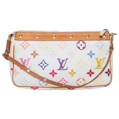 Louis Vuitton Murakami Rainbow Small Evening Top Handle Shoulder Pochette  Bag For Sale at 1stDibs