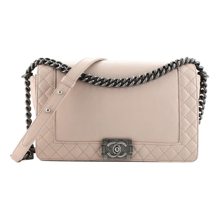 Chanel Reverso Boy Flap Bag Calfskin New Medium at 1stDibs