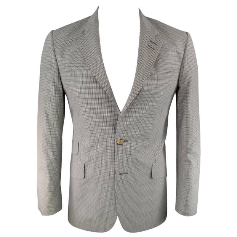 Paul Smith Men's Wool Gray Sport Coat, 40 Regular 