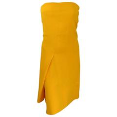 REED KRAKOFF Size 8 Orange Cotton / Elastane Dress