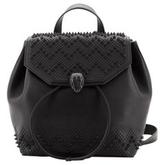 Bvlgari Serpenti Forever Backpack Quilted Leather